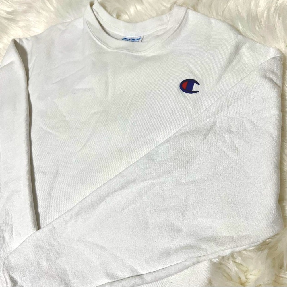 Champion White Pullover